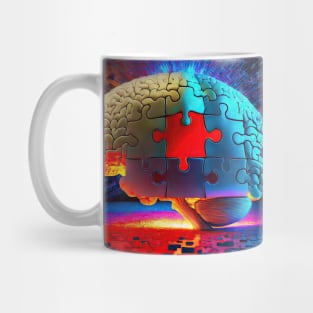 Puzzle brain Mug